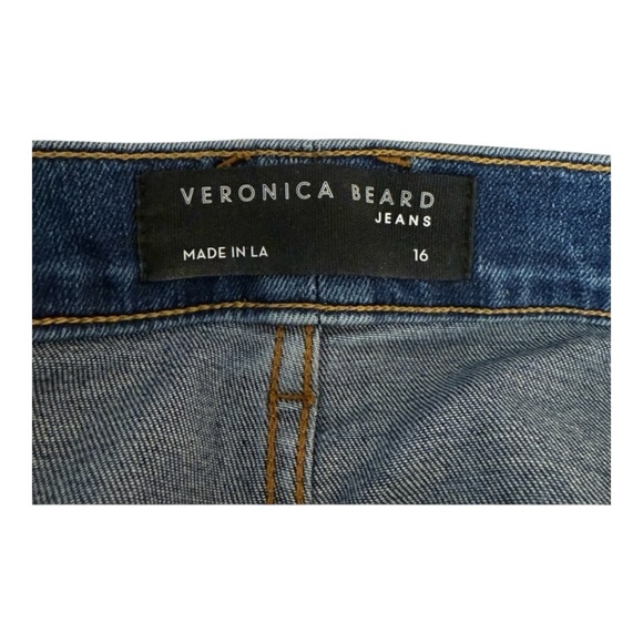 Veronica Beard Dark Blue Straight Leg Jeans - Picture 4 of 5